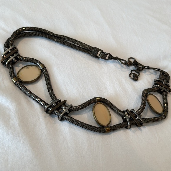 Egyptian 3 scarab beetle Vintage Silver belt main image 4